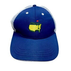 Masters American Hat Cap Navy Blue Adjustable Strap Golf Baseball